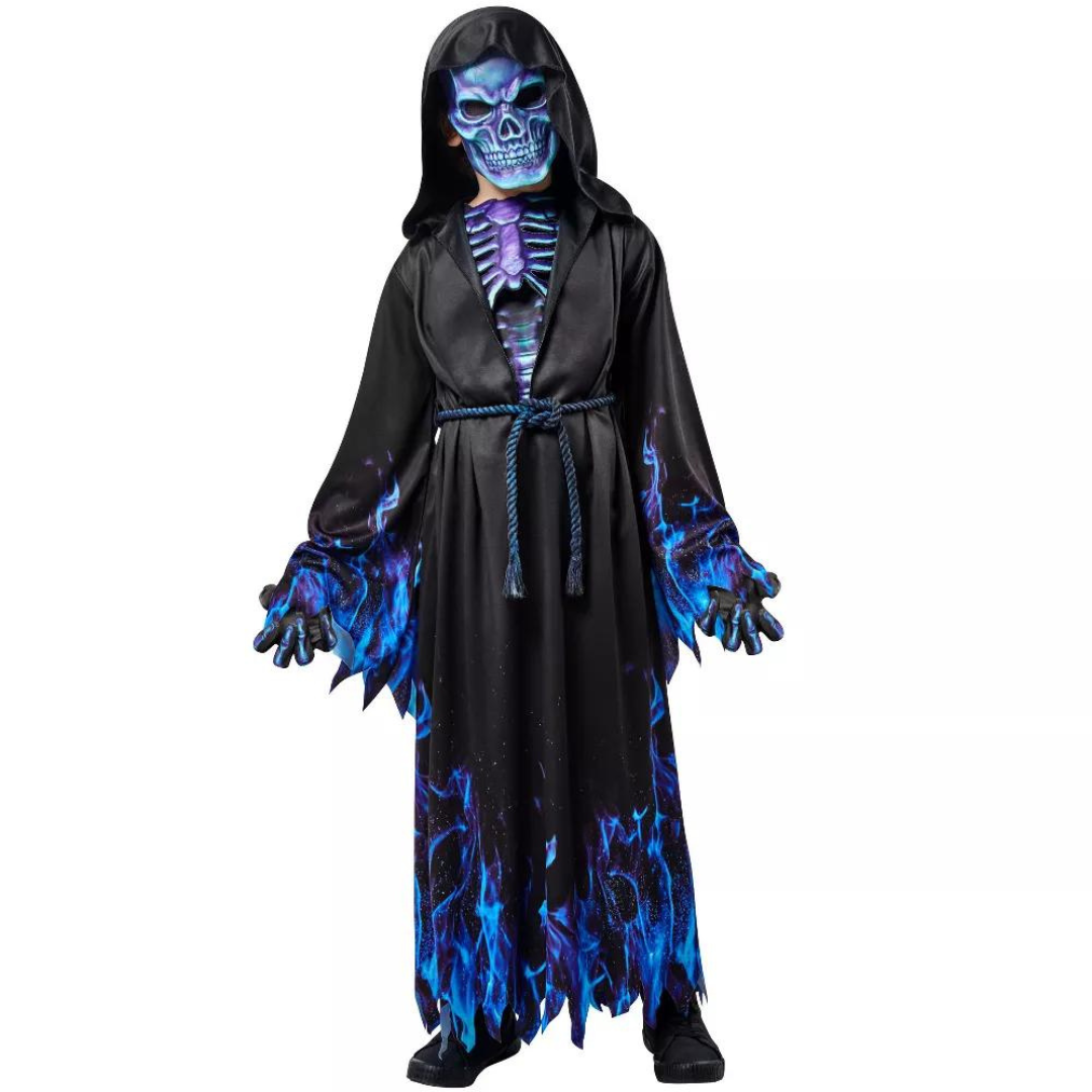 Blue Reaper Kids Costume