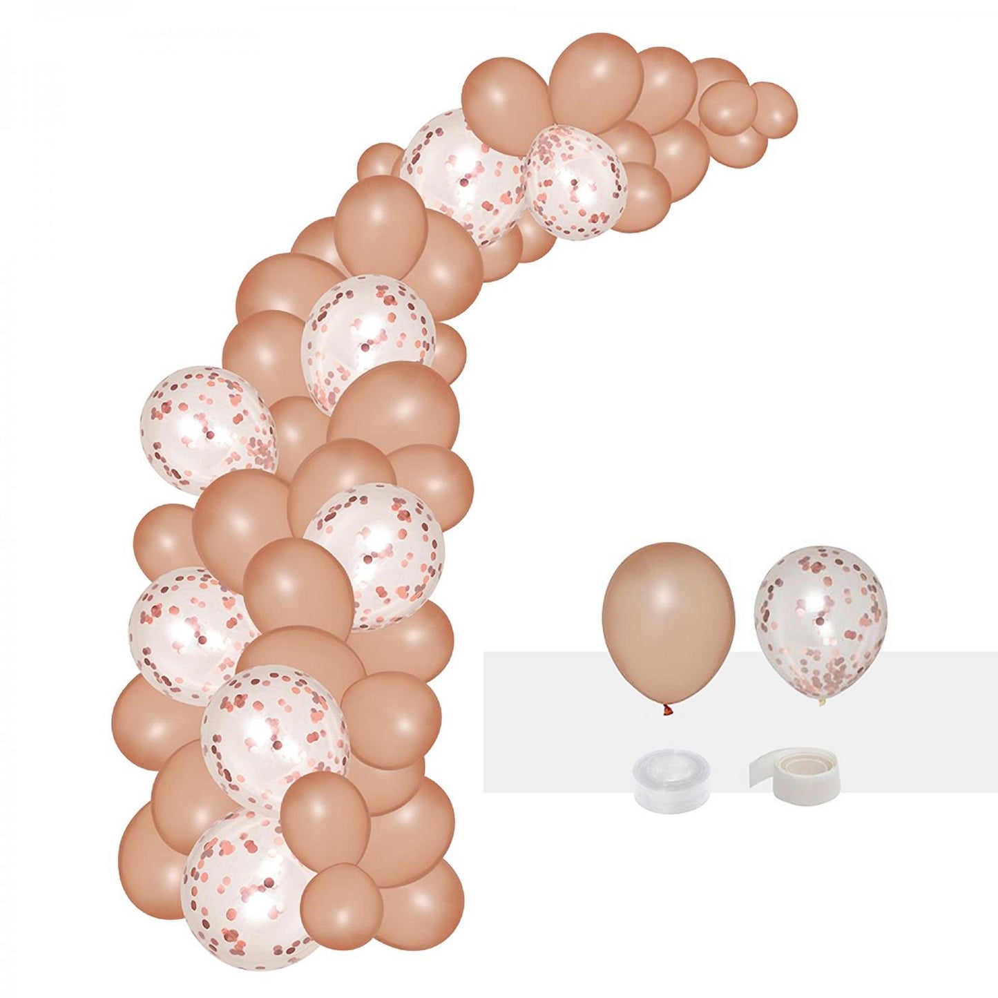 Balloon Garland Set 16ft - Rose Gold