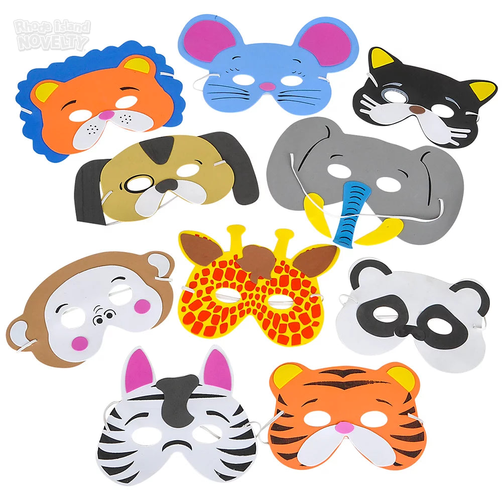 Foam Animal Mask (x12u)