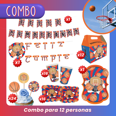 COMBO: Baloncesto (12 personas)