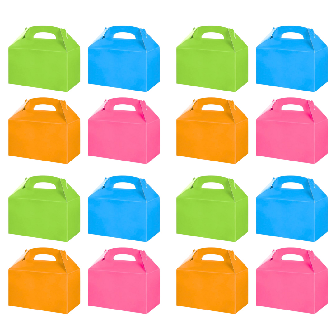 Cookie Boxes Assorted Neon (x12u)