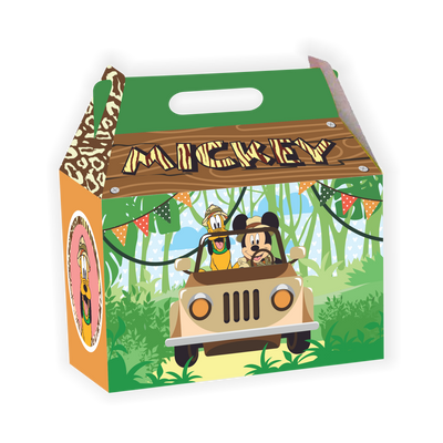 CAJA SORPRESA X 3 MICKEY SAFARI