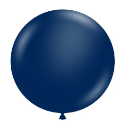 Tuftex Balloons 17" Metallic Midnight Blue pqt de 3