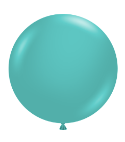 Tuftex Balloons 17" Teal pqt de 3