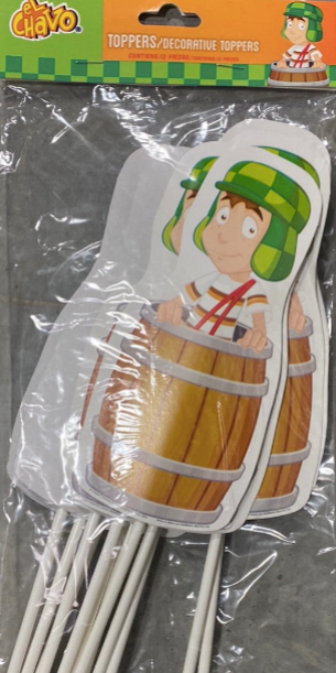 El Chavo del Ocho Topper Decorativo (x12u)