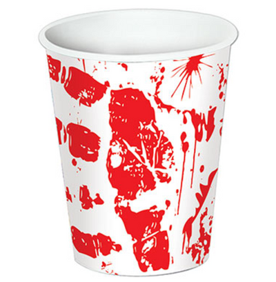 Halloween Bloody Handprints Beverage Cups
