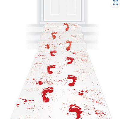 Halloween Bloody Footprints Runner