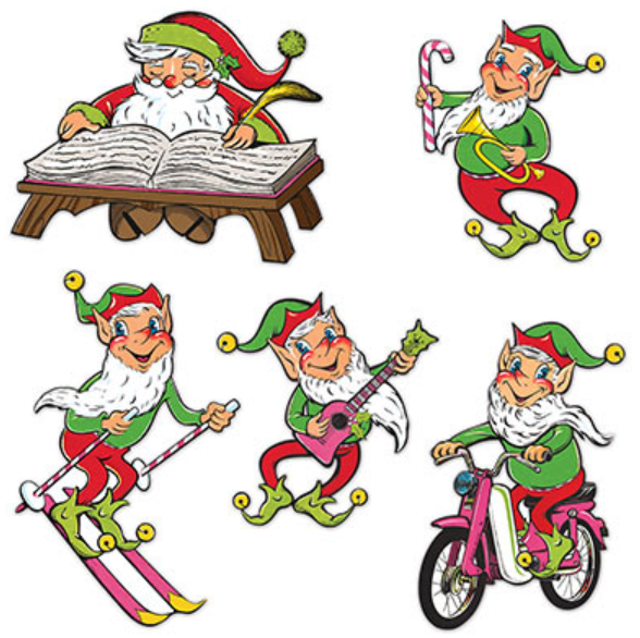 Xmas Santa Cutouts