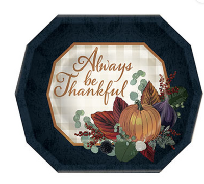 Fall Thanksgiving Dinner Plates