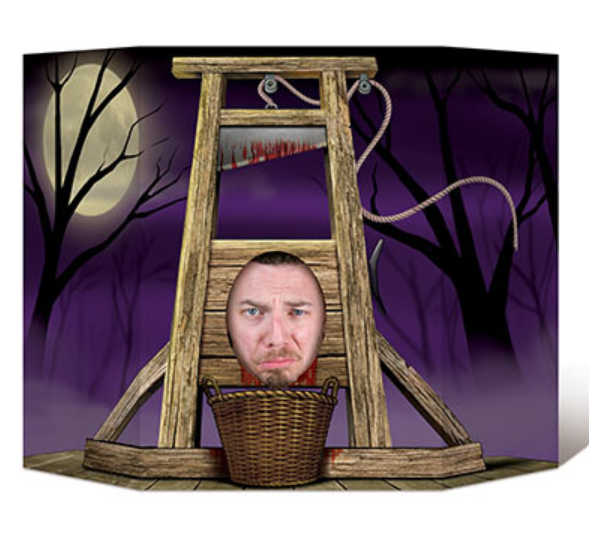 Halloween Guillotine Photo Prop