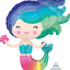 Globo Jumbo Mermaid (SUPER SHAPE)