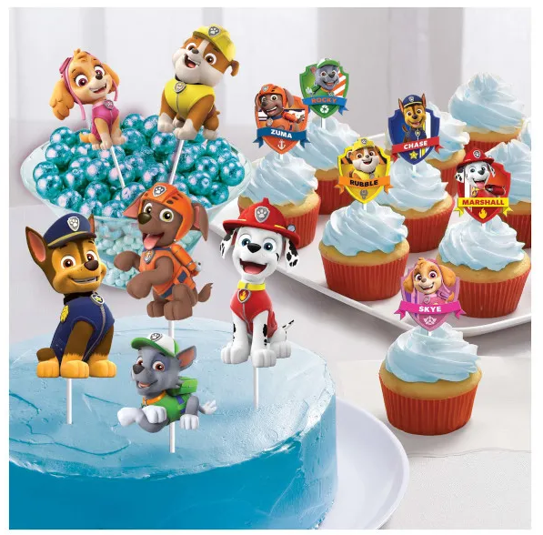 Paw Patrol Adv Dessert Picks