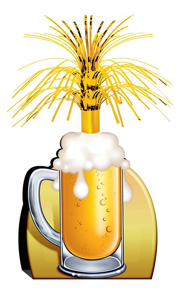 BEER MUG CENTERPIECE