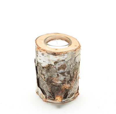 Portavela Madera/Tree Branch Candle Holder