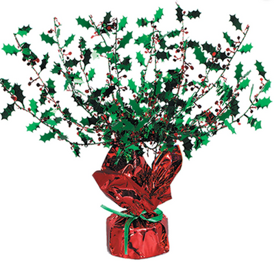 Holly & Berry Gleam 'N Burst Centerpiece