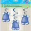 Blue Clothing BABY SHOWER Hanging SWIRL (x3u)