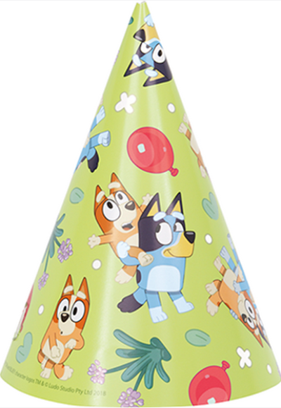 BLUEY PARTY HATS