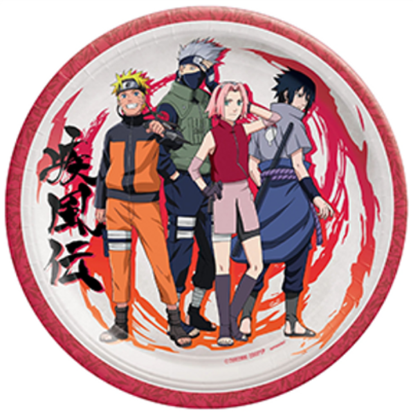 NARUTO PLATES 9"