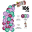 Wine Theme Balloon Garland Set 16ft