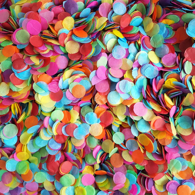 Colorful Round Confetti (1oz)