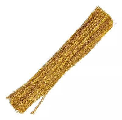 Chenille Metallic Oro 12pcs