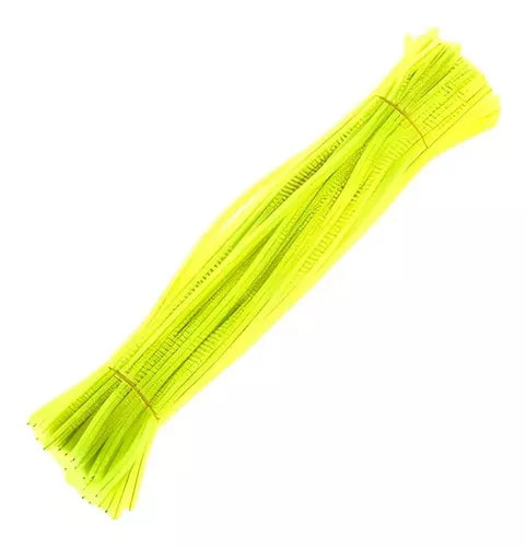 Chenille Amarillo Neon 12pcs