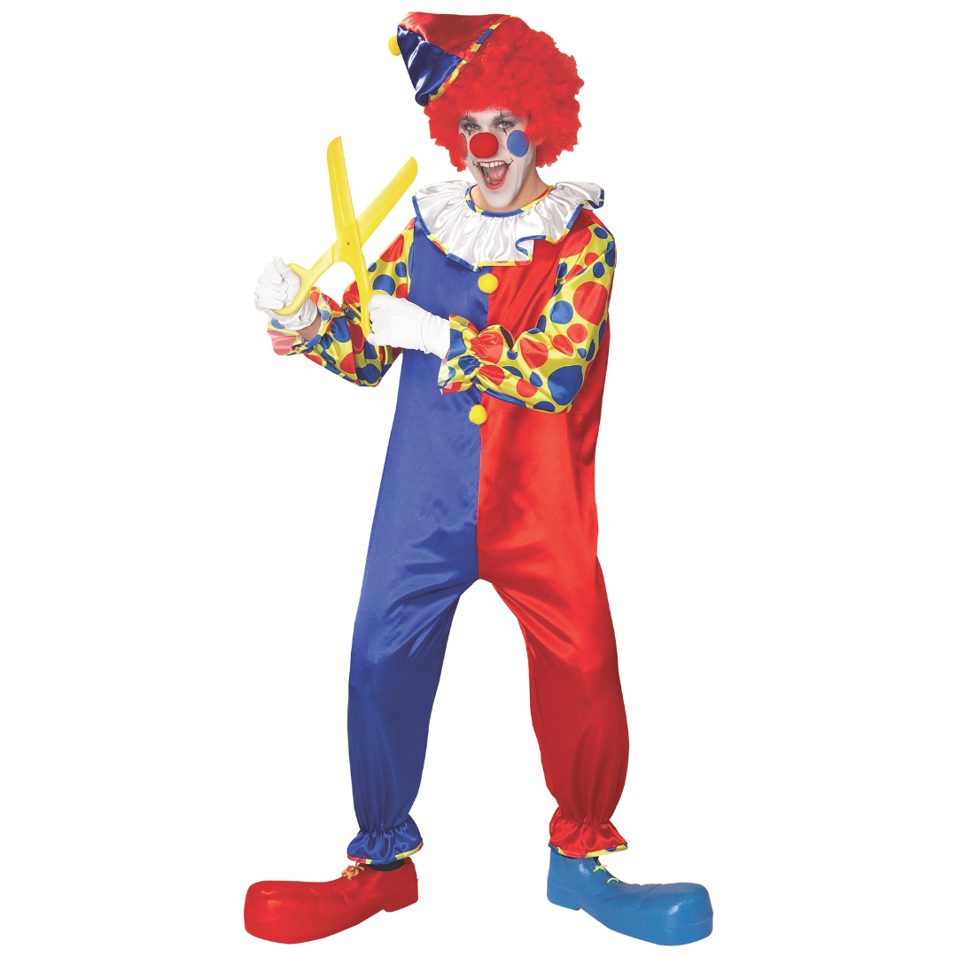 Bubbles The Clown Adult Costume