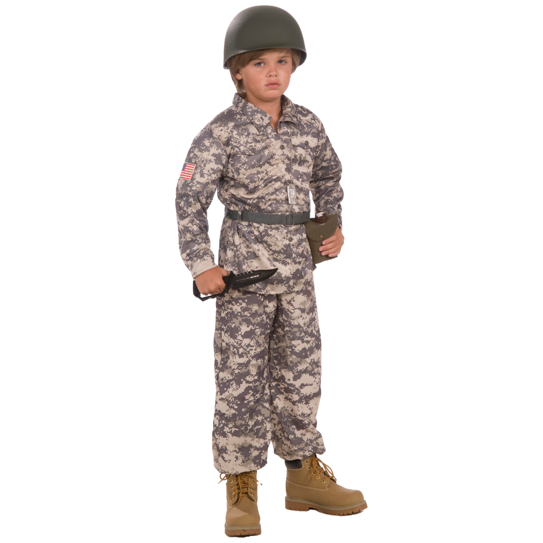 Desert Soldier Kids Costume