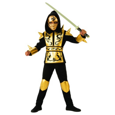 Gold Ninja Kids Costume