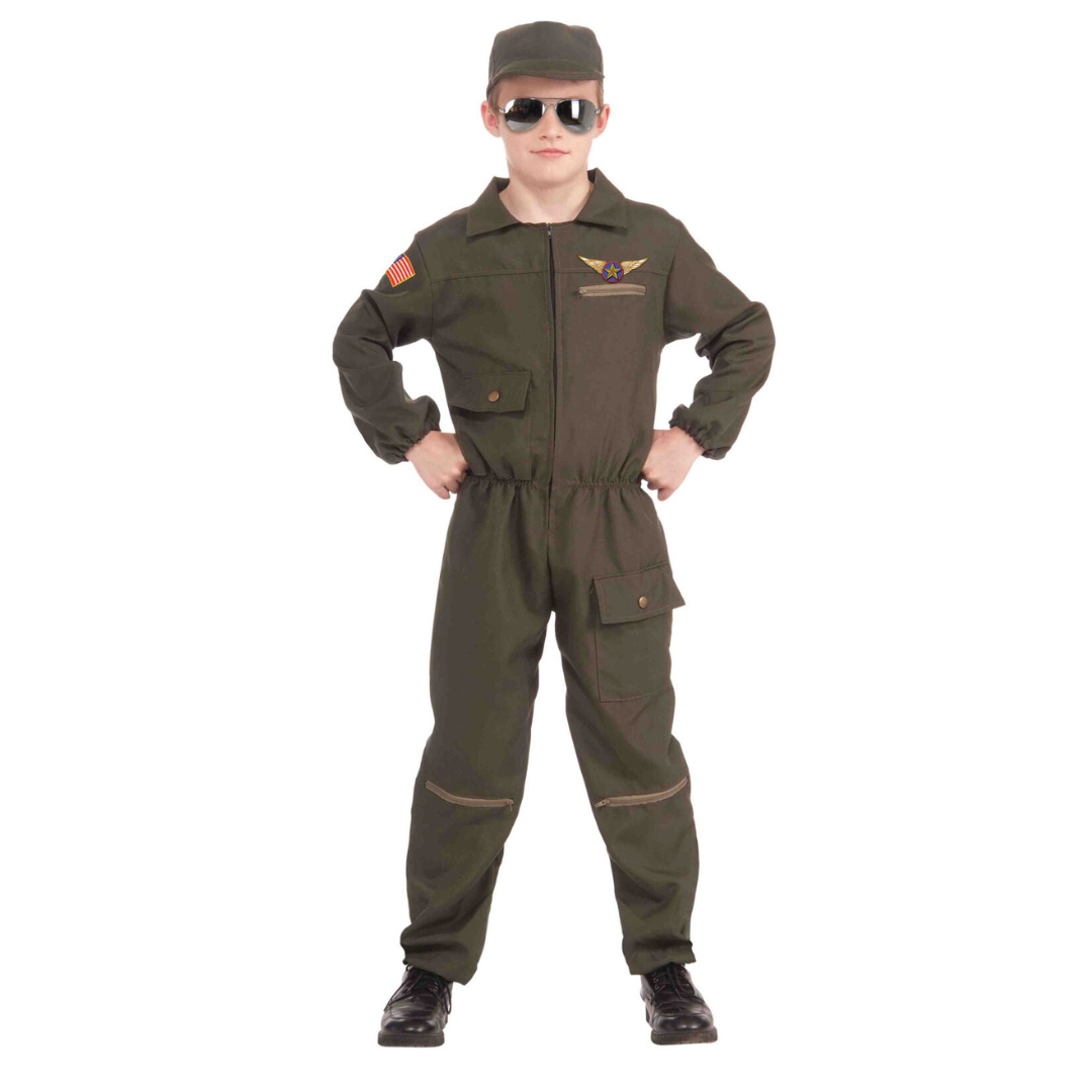 Fighter Jet Pilot Kids Costume