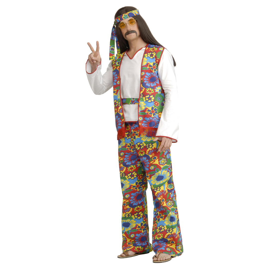 Hippie Dippie Man Adult Costume - Plus