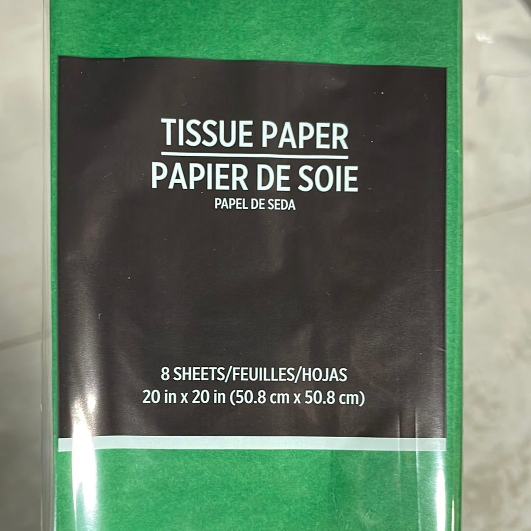 TISSUE - GREEN 8 COUNT