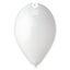 12" Gemar Latex Balloons (Bag of 50) Standard White