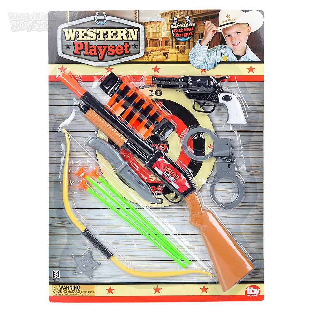 Cowboy Wild West Play Set 6 Pieces