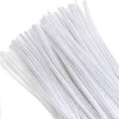 Chenille Blanco 12pcs