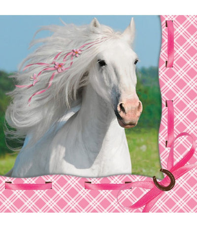 Horse Heart Lunch Napkins (x16u)