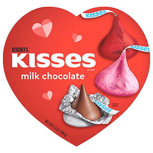 Kisses Milk Chocolate Heart