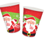 VASO X8 NAVIDAD SANTA