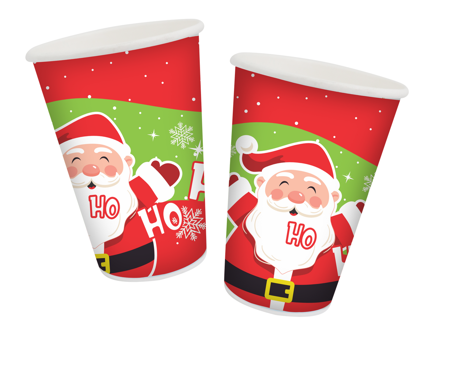 VASO X8 NAVIDAD SANTA