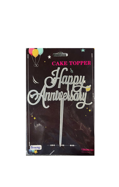 Cake Topper Happy Anniversary SV