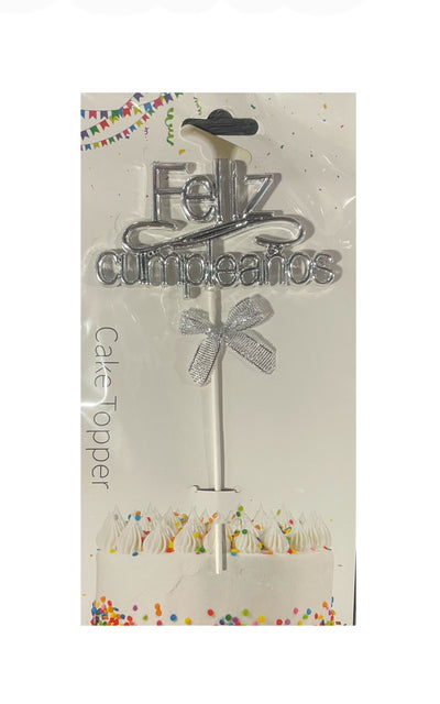 Cake Topper Feliz Cumpleaños 20cm