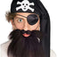 Pirate Beard & Moustache Set-Black