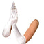 Evening Gloves - Guantes Blancos/Negros