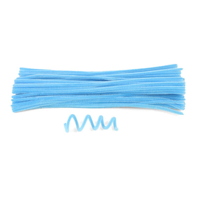 Chenille Azul Claro 12pcs