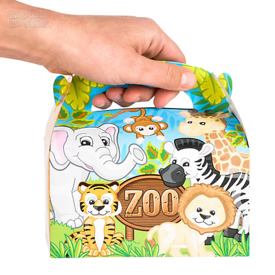 6.25" Zoo Animal Treat Boxes 12 Uni