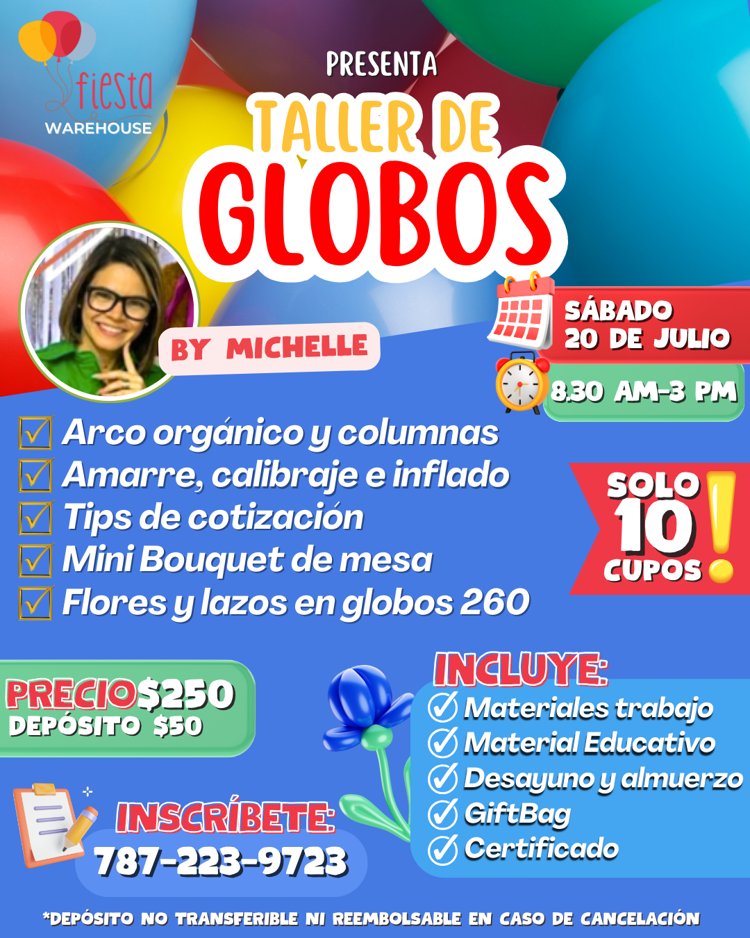 Taller Básico de Globos by Michelle (Depósito)