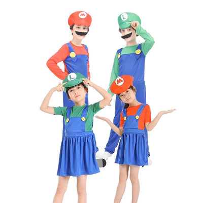 Mario Bros Hombre Disfraz Niños