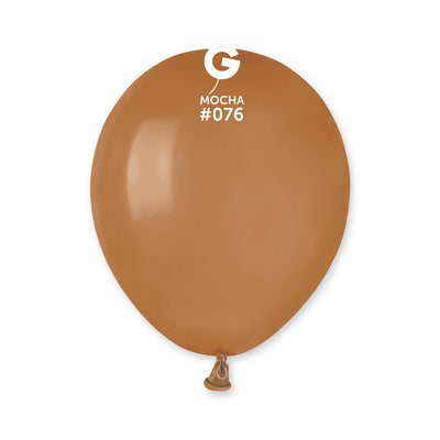 Gemar Balloon 5" Mocha 100pcs