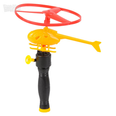 5" Rip Cord Flying Helicopter X 12 Unidades