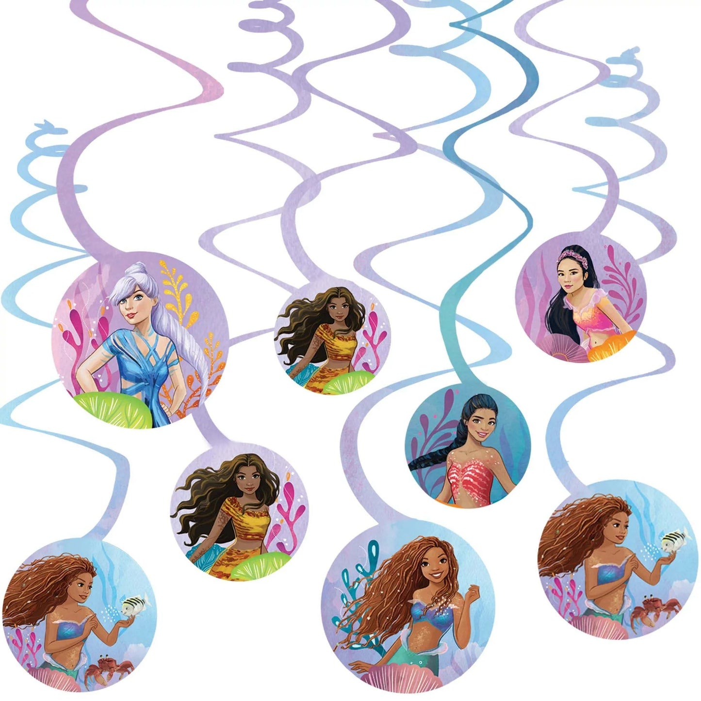 THE LITTLE MERMAID SPIRAL DECO